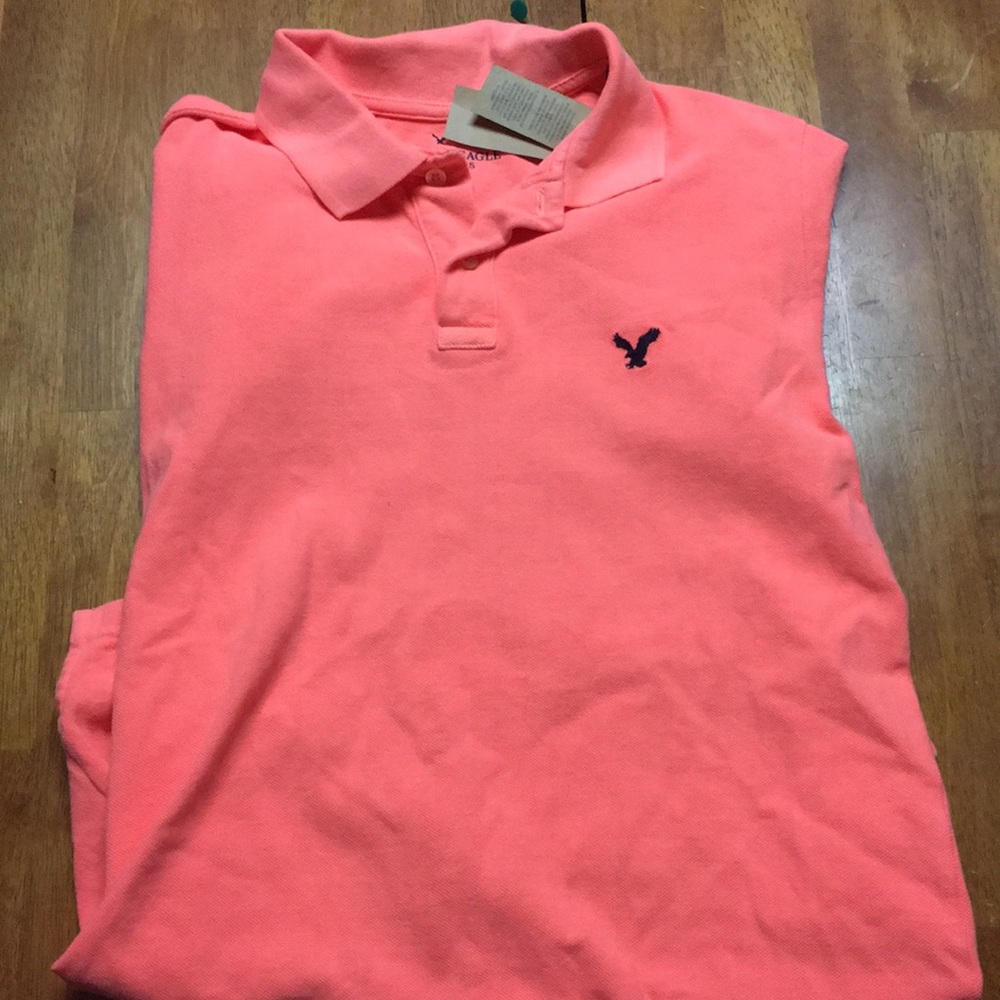 Coral/peach short sleeve